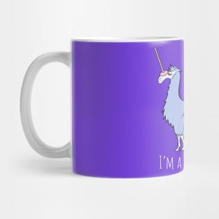 Funny Llama Unicorn Lllamacorn Mug